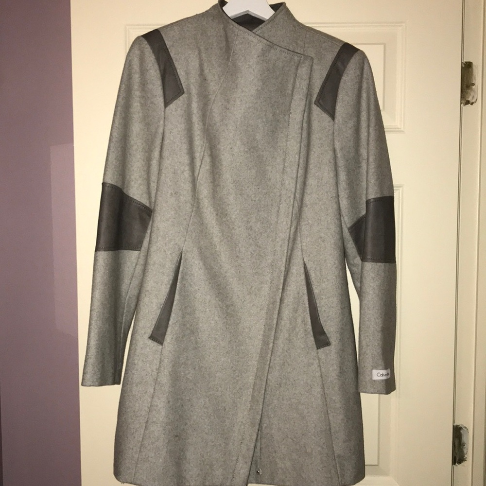 Calvin Klein gray so for coat